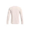 Under Armour Rival Letter Logo Print Training Crew Sweatshirt Men Sweatshirt White 1361561-112