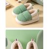 Children's Cotton Slippers Winter Bag Heel Waterproof and Anti Slip Small, Medium and Large Boys and Girls Thick Soft Sole with Plush Cotton Shoes