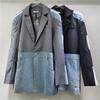 European Denim Patchwork Suit Stylish Jacket, Women's Spring New Personalized Trendy Brand Patchwork Stripe Suit