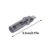 Aluminum Type C/USB To Type C/USB 90 Degree Adapter For 60W Quick Charging Data Transfer Across Multiple Devices