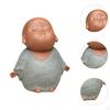 Kleine Mönchsstatue ,Mönchsornament ,Handwerk ,Schreibtischfigur Buddha-Skulptur für Schlafzimmer ,Büro