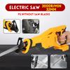 Cordless Electric Saw Reciprocating Saw Variable Speed for Wood Metal Cutting DIY Power Saws for 18V/20V Battery