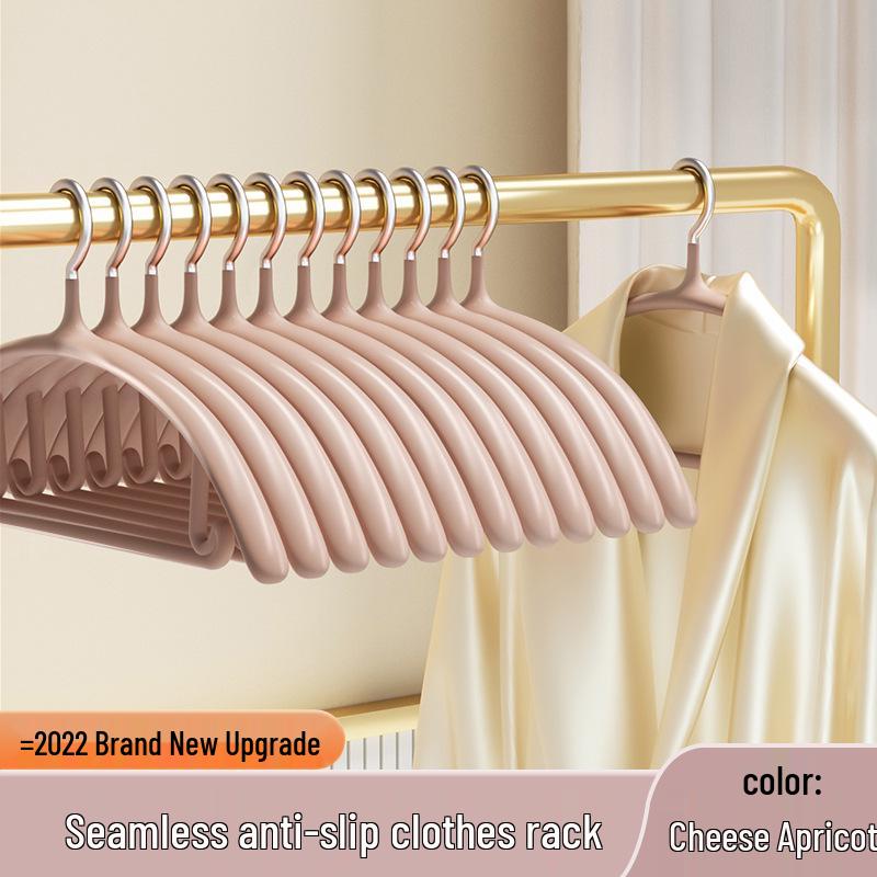 

Легка Розкіш Нековзна Безслідна Вішалка для Одягу - Без Бульбашок, Потовщена для Студентського Використання Pack of 10