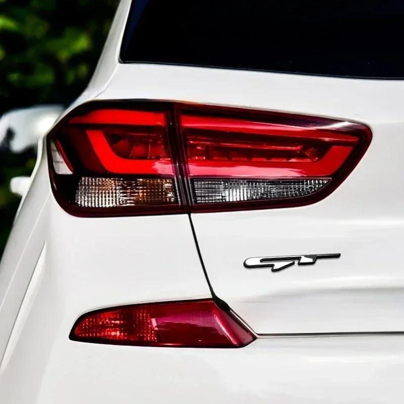 3D kovový odznak nálepka na zadní kufr karoserie auta pro KIA GT Line K3 K4 K5 Sportage Ceed RIO Optima Picanto Autodoplňky