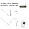 5.5x2.1mm Power Extension Cable Male Female Connector Cable Adapter Extension Wire Male Female Barrel Plug Power Adapter