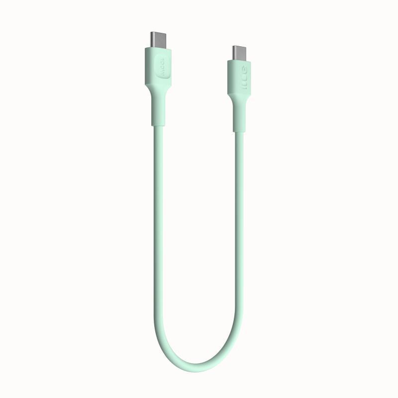 KABEL USB-C / USB-C Greencell PowerFlex 120cm PD 100W grøn silikone