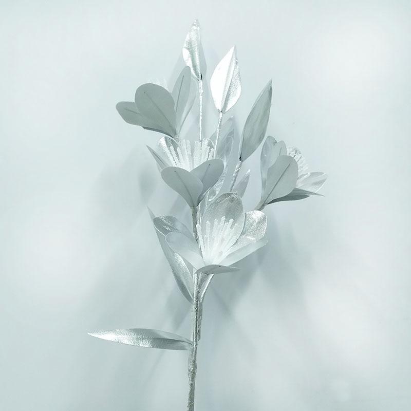 

Высококачественная имитация магнолии, одиночный яркий тканевый искусственный цветок, напольное растение для дома, свадебное украшение, золотые свадебные принадлежности