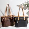 Supply Classic shopping bag Oil edge tote bag Large multi-color shoulder bag Women's large capacity