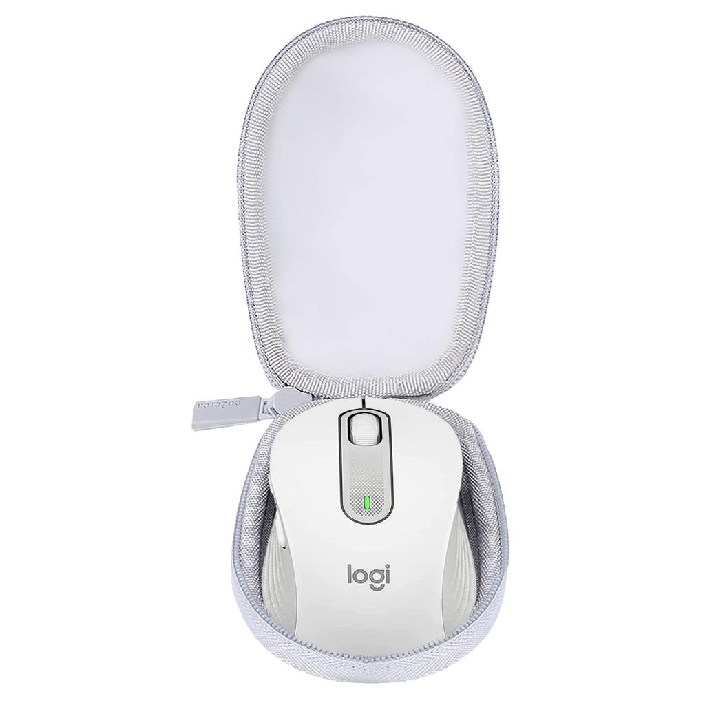 co2CREA Storage Case Compatible with Logitech Signature M750LOW / M650LOW L Wireless Mouse (Gray)