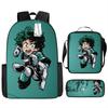 Around My Hero Academia My Hero Academia School Bag New Burden Reduction Spine Protection Elementary School Backpack