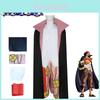 One Piece Shanks Cosplay Costume Set For Halloween And Role Play Durable And Breathable With No Fading