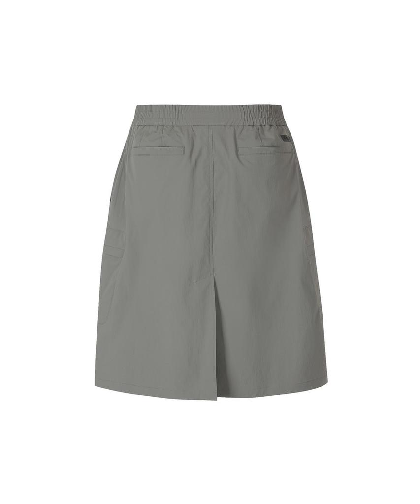 DISCOVERY EXPEDITION Freshvent Women'S Bermuda Cargo Skirt (Grey)
