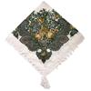 Russian Style Floral Print Tassel Shawl - Ethnic Retro Warm Scarf for Autumn/Winter