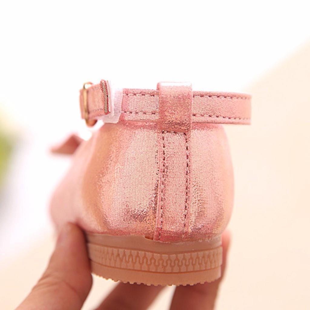 Copii Sugar Copii Bebeluși Fete Bowknot Crystal Dance Shallow Single Pantofi