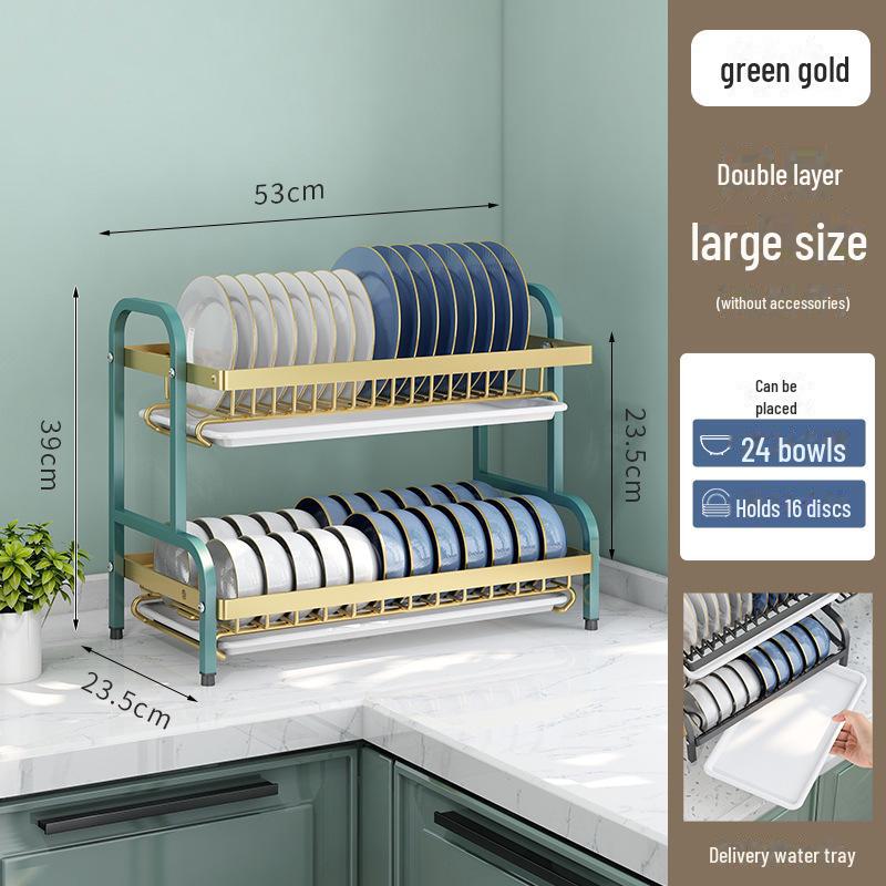 Multi-Function Kitchen Rack: Cross-Border Dish, Bowl, And Chopstick Storage