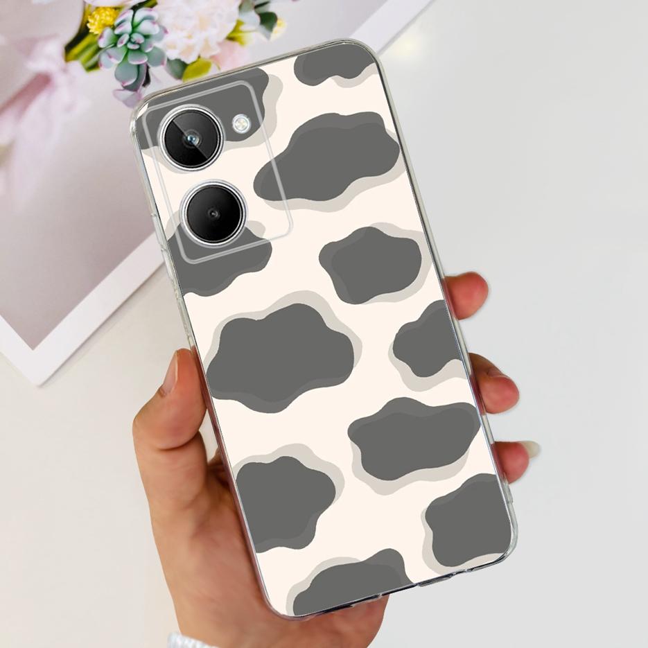 For Realme 10 4G Case Colorful Painted Cover Soft Silicone Phone Case For Realme 10 Pro Plus Realme10 Pro+ Back Cover Coque Capa
