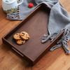 Polished Fruit Tray Wooden Coffee Serving Tray Multi Functional Decorative Platter  Home Storage