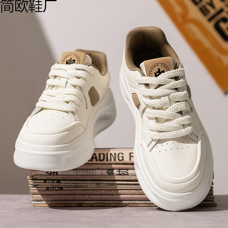 Men s shoes new autumn and winter shoes men s high-end sense white shoes sports board shoes platform men 39