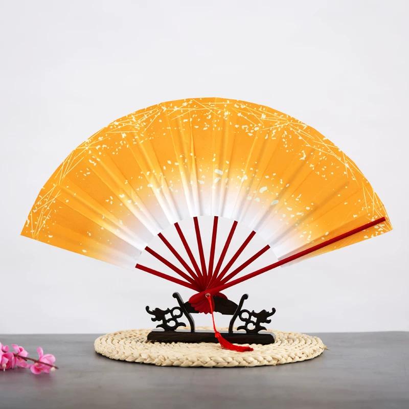 Cosplay Dance Props: Japanese-Style Folding Fan with Ten Ribs, Bat-Shaped Fan, Suitable for Dance and Performance