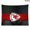 Kansas City Chiefs Wall Tapestry Aesthetic Wall Hanging Printed Fabric Blanket Decorative Tapestries for Bedroom Living Room Home Decor
