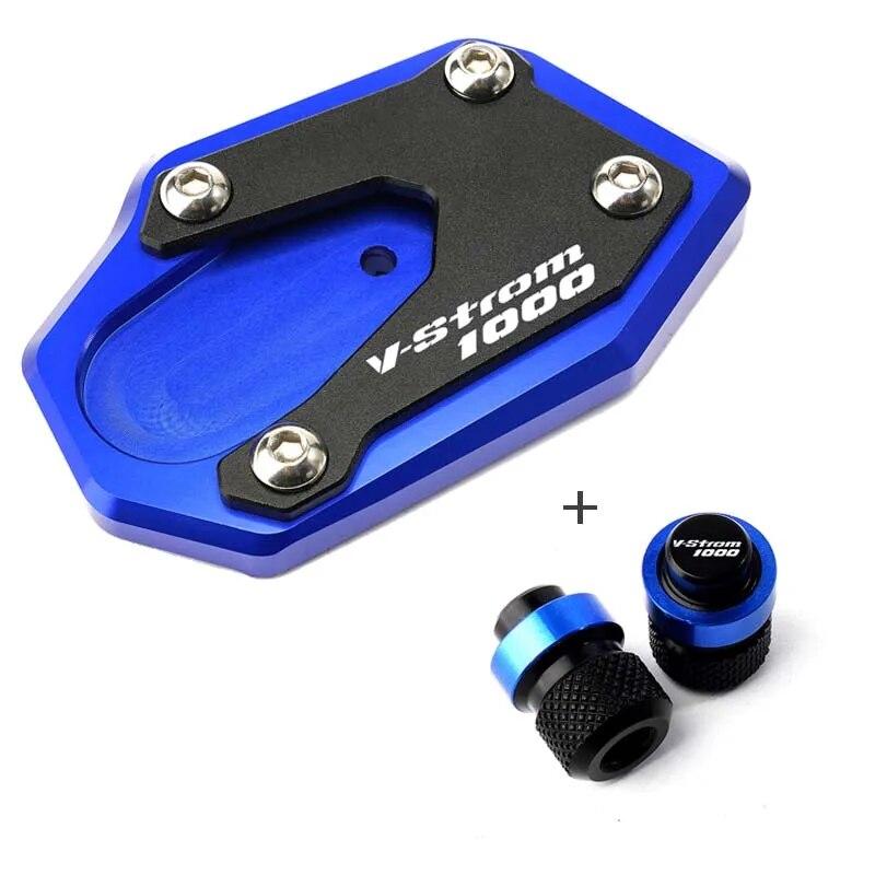Pro SUZUKI V STROM 1000/XT VSTROM 1000 DL1000 2014 Motocyklový stojánek Noha Boční stojan Prodloužení Podložka Opěrná deska Víčko ventilku