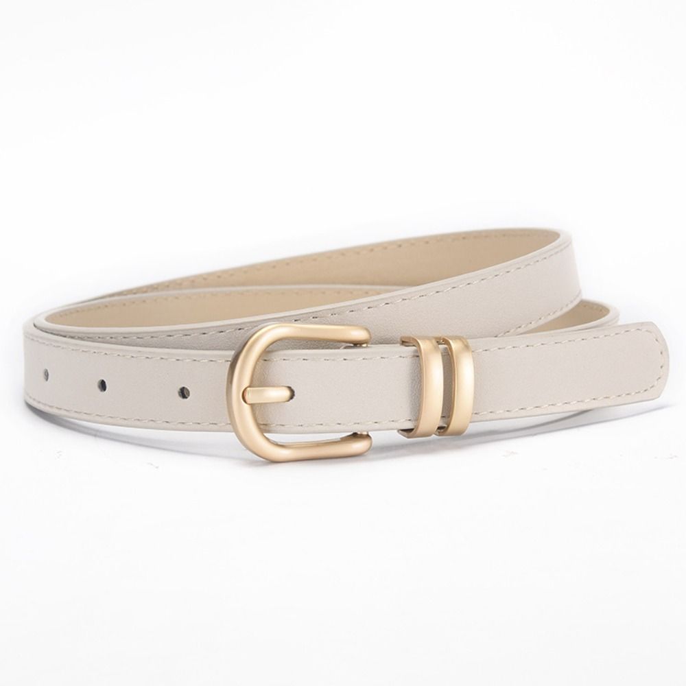 Pin Buckle Business Waist Belt Luxury Design Frosted Waistband Suede Leather Belt  For Women