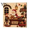 Three Dimensional Bead Craft DIY Christmas Pearl Painting Kit, Handmade Decorative Art for Starter Set Home Decor, Funny Diamonds Kit Adults Beginners