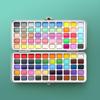 Portable Solid Watercolor Paint Set: 50, 72, 90, 100, 128 Colors for Art Students