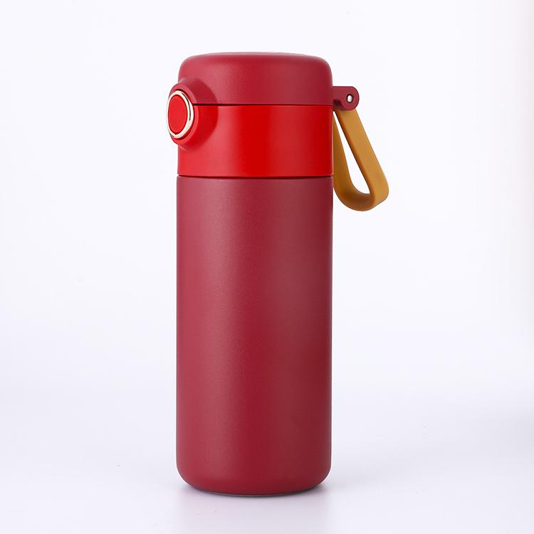 Popular Design Stainless Thermos Double Wall Vacuum Kids Pump Water Bottle