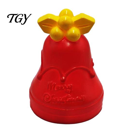 Vinyl Desktop Nightlight Christmas Night Light, Santa Snowman Elk Bell Figurine Lamp, Glowing Holiday Home Decor Gifts LED Tabletop Decor, Festive