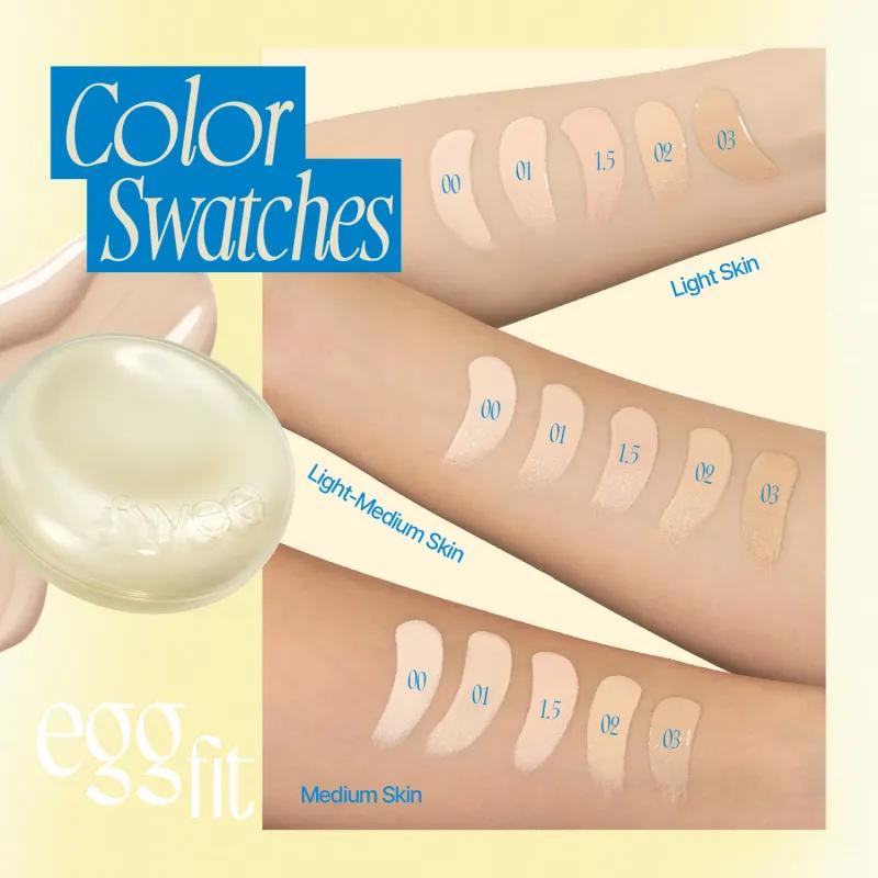 [fwee] Cushion Egg-Fit Cover (5 colors)