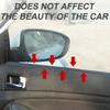 4PCS Car Rubber Window Seal Strip Side Window Gap Filler Noise Insulation Waterproof Windproof Dustproof V-Shape Sealing Strips