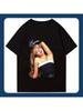 Camiseta Unisex Vintage Sabrina Carpener Manga Corta Suave Moda Viaje Hip-Hop Algodón Camiseta Oversize Nueva Regalo Camiseta para Fans