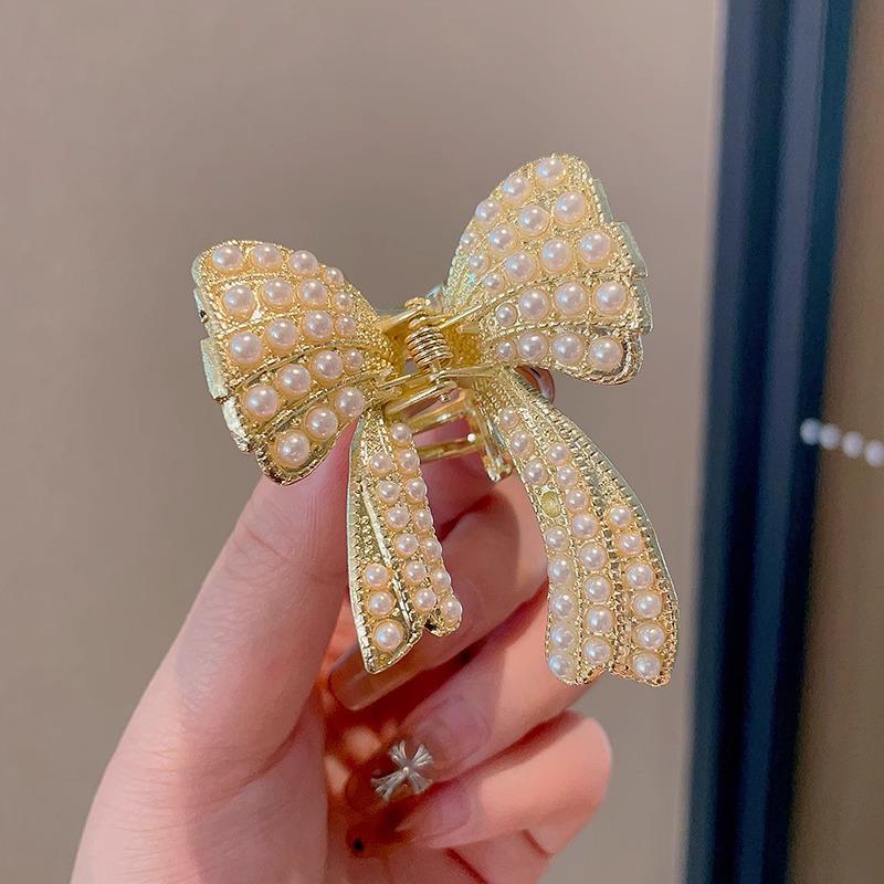 2025 Perlen Haarspange für Frauen - Elegantes Herbst/Winter Haaraccessoire für Pony & Seitenfrisuren