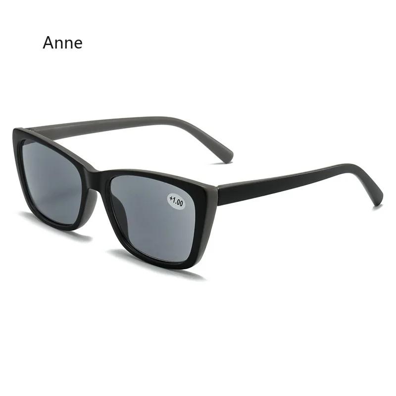 Reading Sun Glasses Men Women Square Classic Frame for Outdoors Use Sunglasses Readers Eyeglasses with Diopter Spring Hinge