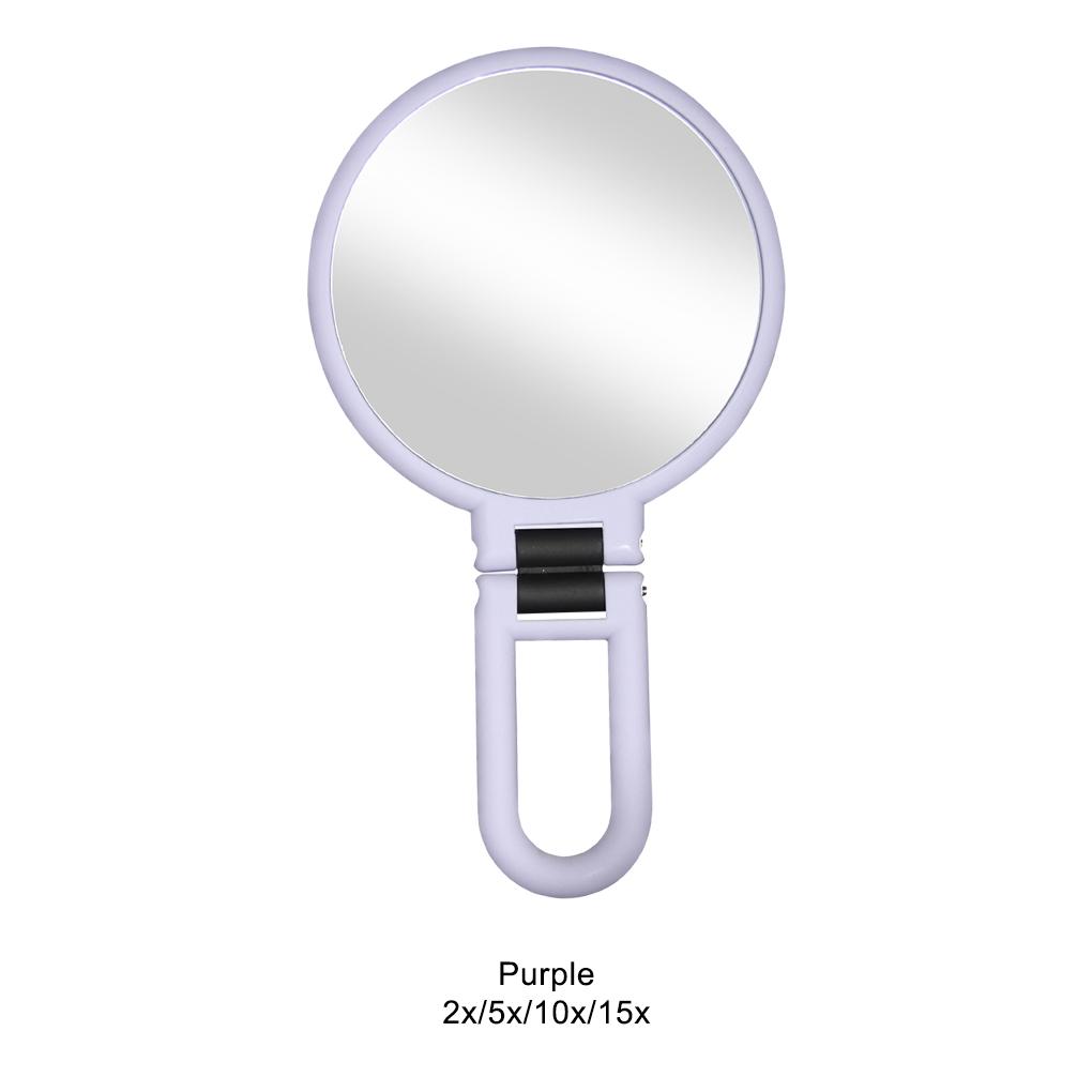Makeup Mirror With Foldable – Convenient And Practical Beauty Accessory Clear Handheld Mirrors