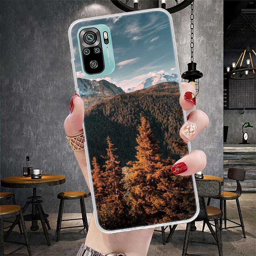 Mountain Peak Forest Soft Phone Case For Xiaomi Redmi Note 15 14 14S 13 12 Pro Plus 12S 11 11S 11E 10 10S 11T 5G Fundas Coque Re