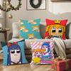 Cute Cartoon Anime P-Pop Team Epic Pillow Case Sofa Living Room Bedroom Headboard Backrest Cushion Square Cushion