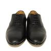 Used 9539 Lace-up Derby Shoes, Calfskin, Size 9.4", 699306, 0F300, 1000, 7902, 5 Interlocking G Chains, Black Men's