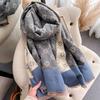 NEW Luxury Winter Thick Warm Scarf Women Cashmere Shawl and Wraps Pashmina Neckerchief Bufanda Female Long Tessel Echarpe 2024