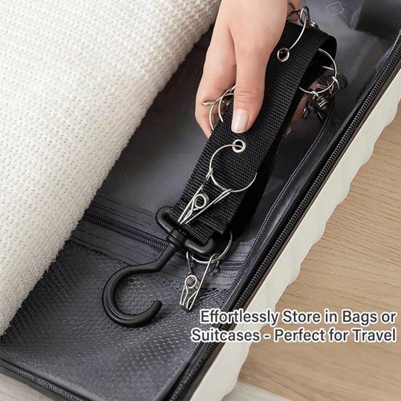 

1 шт. Хранение шляп, Домашний подвесной органайзер для шляп, Дверь, Гардероб, Без сверления, Стойка для хранения шляп с утиным язычком, Настенное размещение Black-1PC чёрный