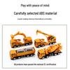 Kids' Inertial Engineering Vehicle Set: Excavator, Bulldozer, Forklift, Loader, Crane Toy Models