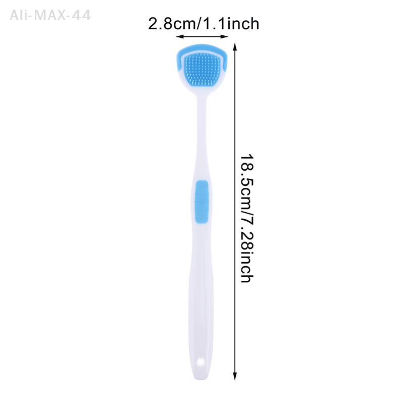 Soft Silicone Tongue Scraper Oral Cleaner Brush - Single Pack Or 5-Pack Toothbrush for Fresh Breath Oral Hygiene Cleaning Tool