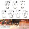 Candle Holder Rotary Tea Light Candlestick Holders Creative Metal Candle Tray Spinning Candle Holder Lovely Decor