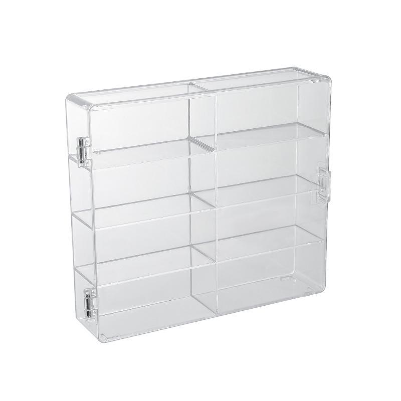 Stackable Diecast Car Display Case: Transparent Acrylic Shelf for Hot Wheels Models