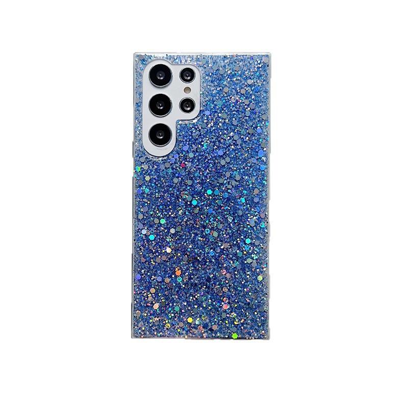 For Korea for Samsung S24ultra Mobile Phone Case Glue Glitter Sequin S25plus Soft Case A16 Fashion S23
