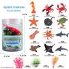 Mini Animal Growth Cycle Toys: Butterfly, Rooster, Ant, Frog, Sea Turtle, Dragonfly