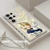 Square Liquid Cover Case for Samsung Galaxy S9 S8 Note 20 Ultra 10 Plus S10 S22 S23 Ultra 5G S20 FE S21 Goku D-Dragon Balls