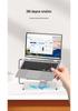 Rotating Folding Laptop Dock with HDMI, Gigabit Ethernet, USB 3.0 Ports, and Tablet Stand Expansion