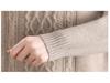Autumn/Winter 100% Wool Knit Base Layer Sweater for Mid-Aged & Elderly Women - Thick, Warm, Inner Wear